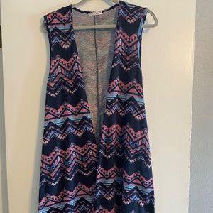 Honey and Lace Long Vest